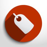 Vector label web icon N6