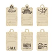 Christmas sale labels N6