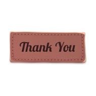Old vintage leather label