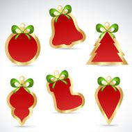 Christmas sale stickers and tags for discounts N2