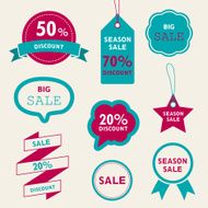 Vector Sale Tags N5
