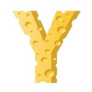 cheese letter Y N2