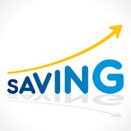 creative saving increase graph design