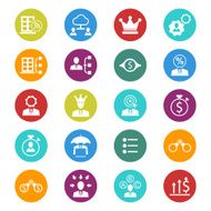 Set of business icons N151