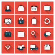 flat design icon set N5