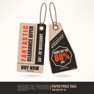 Vintage Style Price Tags N11