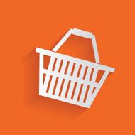 Basket clean vector