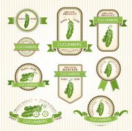 Cucumbers labels