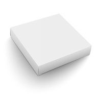 White square box template