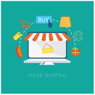 Online Shop and Web Store Icons