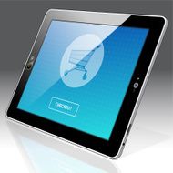 Horizontal Tablet PC online shopping - Right side view