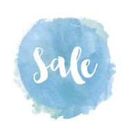 Sale watercolour background