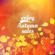 Autumn sale design template N15