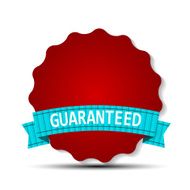 Red Label Sign Template Vector Illustration