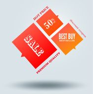 Sale labels Vector N47