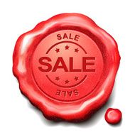 sale red wax seal