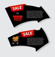 Sale Banner with Place for your Text Vector Illustration N60