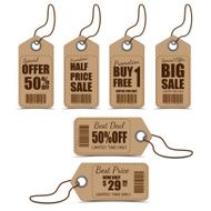 Set of sale tags N2