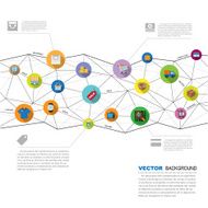 Abstract geometric background set 2 Shopping icons set N2