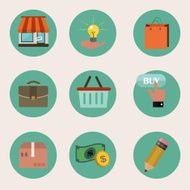 Modern flat icons vector collection N8