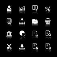 White Icons Set N29