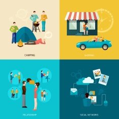 Friends Icons Set N2