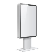light box template on white background