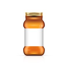 Blank Bottle on white background vector N3