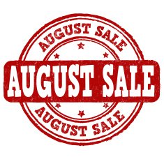 August sale stamp N7