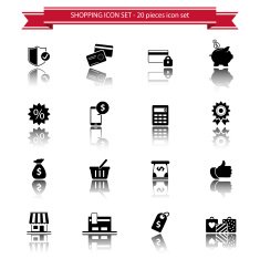 Shopping Icons N181