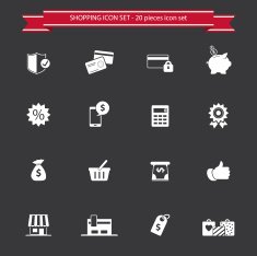 Shopping Icons N182