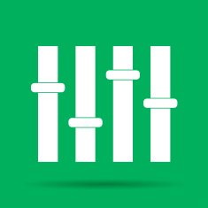 Equalizer icon Flat N9
