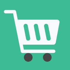 Vector shopping cart icon N3