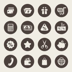 Shopping Icons N185