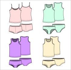 T-shirts and underwear Color N2