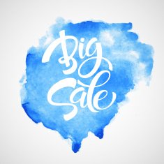Big Sale Inscription Calligraphy Lettering Vector illustration N13