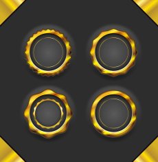 badge guarantee attached to background