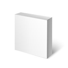 White Package Box Mockup Template N8