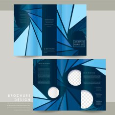 modern tri-fold brochure template