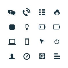 UI Outline For Web and Mobile icons set N2