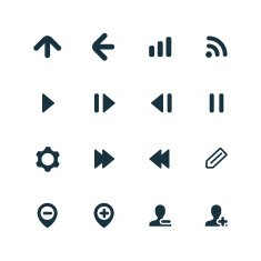 UI Outline For Web and Mobile icons set N5