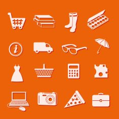 Shopping Icons N186