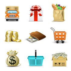Shopping Icons N189