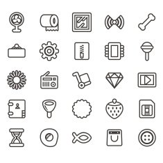 Universal Line Icons For Web and Mobile 12 N2