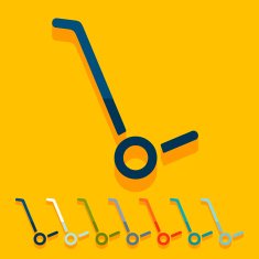 Flat design trolley N6