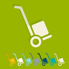 Flat design trolley N8
