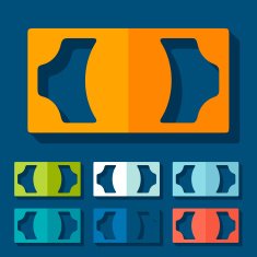 Flat design money N3