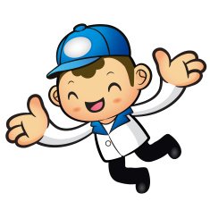 The Blue Delivery Man has been welcomed with both hands