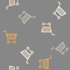 seamless background shopping trolley N6