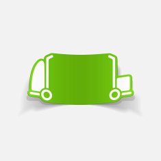 realistic design element trolley N11